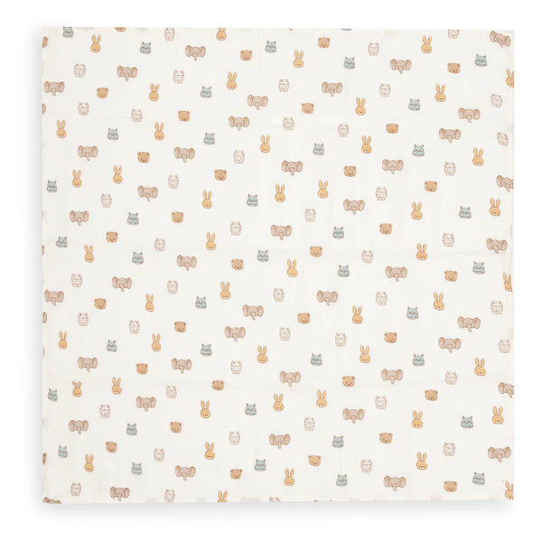 Le lot de 3 langes bébé Jollies en gaze de coton 100 % coton accompagne les tout-petits dès la naissance. Doux, respirants et multifonctions, ils sont indispensables au quotidien.Lot de 3 langes bébé en gaze de coton Jollies 70 × 70 cm : des langes doux, respirants et multifonctions pour accompagner bébé dès la naissance.