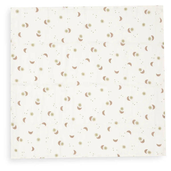Lot de 3 langes bébé en gaze de coton 70 × 70 cm – Over the Moon
