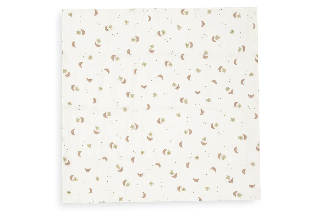Lot de 3 langes bébé en gaze de coton 70 × 70 cm – Over the Moon