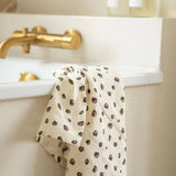 Lot de 3 langes bébé en mousseline – Léopard & beige – 70 × 70 cm TROIS KILOS SEPT