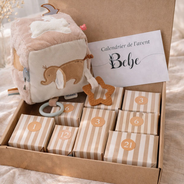 Calendrier de l'avent 100% personnalisé Petit coeur salé | Cadeau de grossesse original