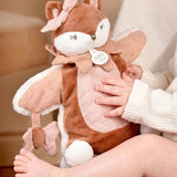 Marionnette renard rose Mina – doudou marionnette 25 cm DOUDOU ET COMPAGNIE