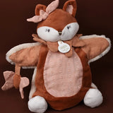 Marionnette renard rose Mina – doudou marionnette 25 cm DOUDOU ET COMPAGNIE