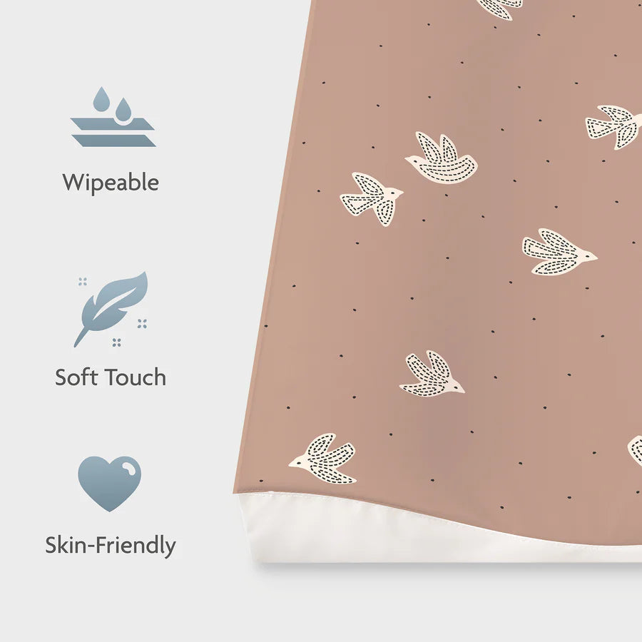 Matelas à langer bébé 50x65 cm – bords vagues sécurisés Birdy JULIUS ZOLNER