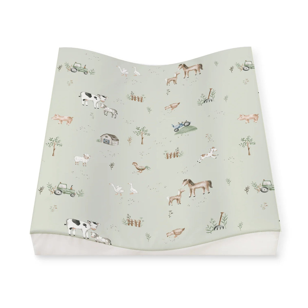 Matelas à langer bébé 50x65 cm – bords vagues sécurisés Farm JULIUS ZOLNER