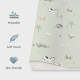 Matelas à langer bébé 50x65 cm – bords vagues sécurisés Farm JULIUS ZOLNER