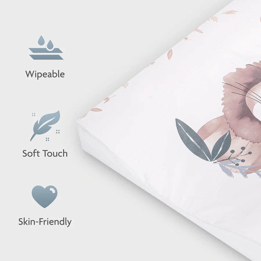 Matelas à langer bébé 50x65 cm – bords vagues sécurisés Lion Leo JULIUS ZOLNER