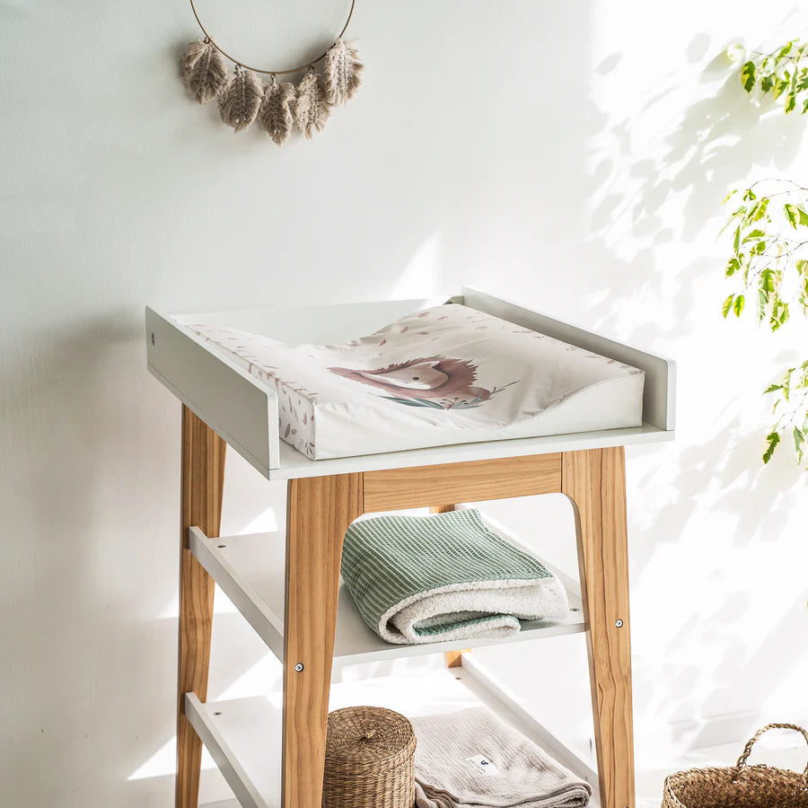 Matelas à langer bébé 50x65 cm – bords vagues sécurisés Lion Leo JULIUS ZOLNER