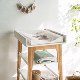 Matelas à langer bébé 50x65 cm – bords vagues sécurisés Lion Leo JULIUS ZOLNER