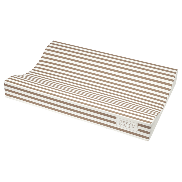 Matelas à langer rayé beige et ivoire 50 x 70 cm - Meyco Baby MEYCO BABY