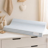 Matelas à langer rayures bleues 50 x 70 cm - Meyco Baby MEYCO BABY