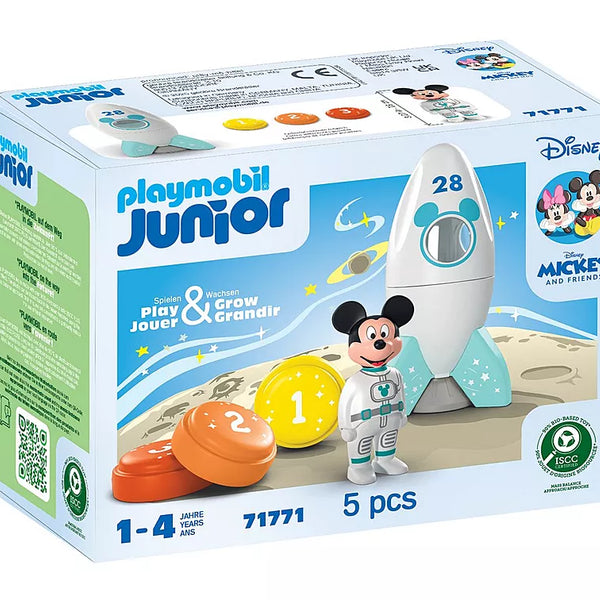 Mickey astronaute Playmobil Junior – fusée jouet bébé dès 1 an