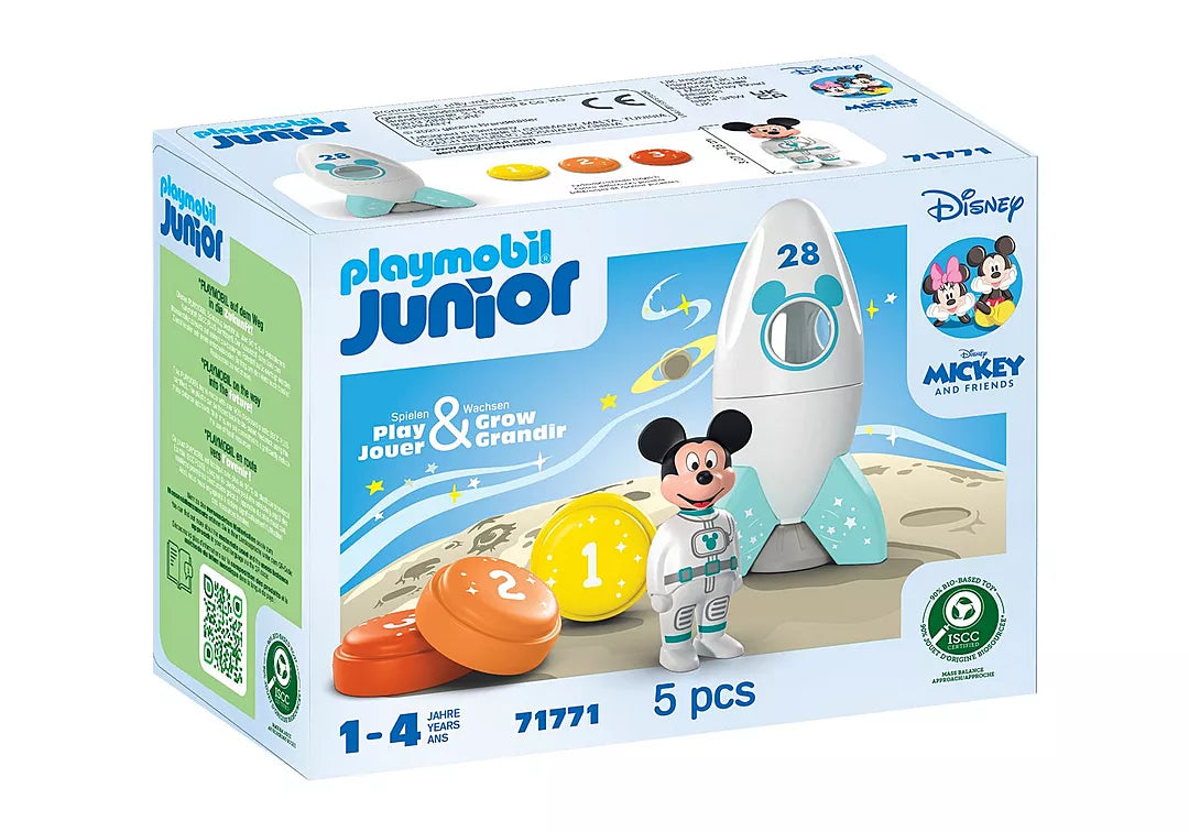 Mickey astronaute Playmobil Junior – fusée jouet bébé dès 1 an