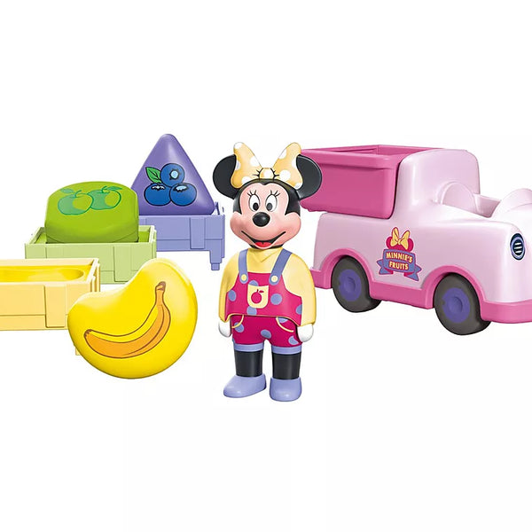 Minnie Playmobil Junior – voiturette à fruits jouet bébé dès 1 an