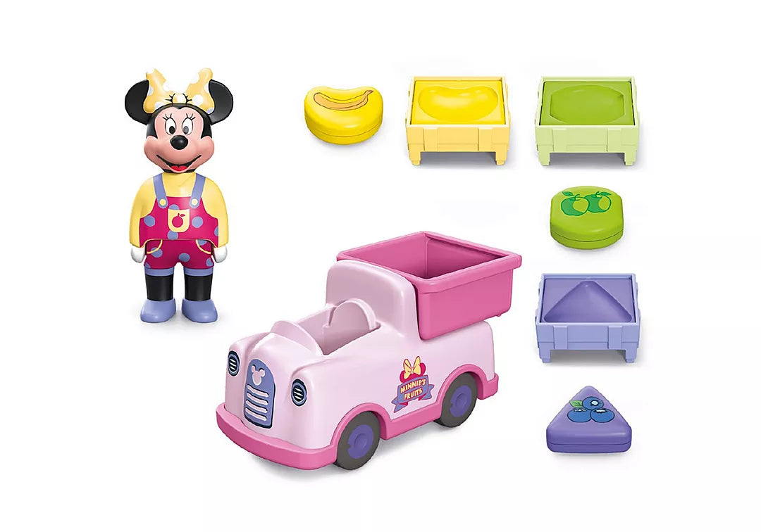 Minnie Playmobil Junior – voiturette à fruits jouet bébé dès 1 an