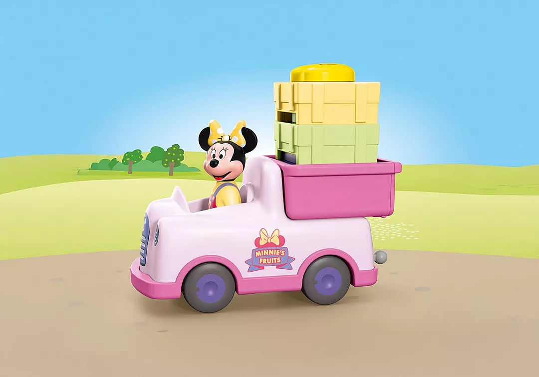 Minnie Playmobil Junior – voiturette à fruits jouet bébé dès 1 an