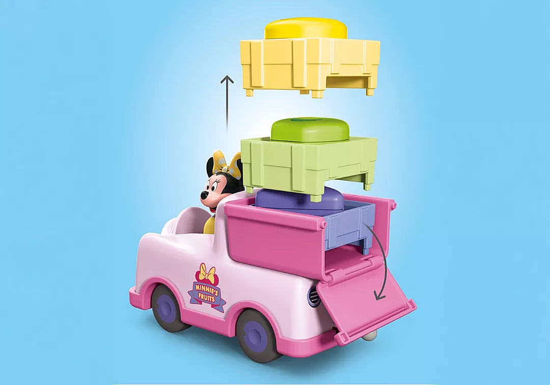 Minnie Playmobil Junior – voiturette à fruits jouet bébé dès 1 an