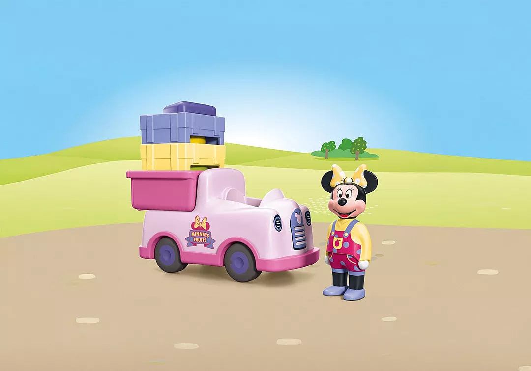Minnie Playmobil Junior – voiturette à fruits jouet bébé dès 1 an