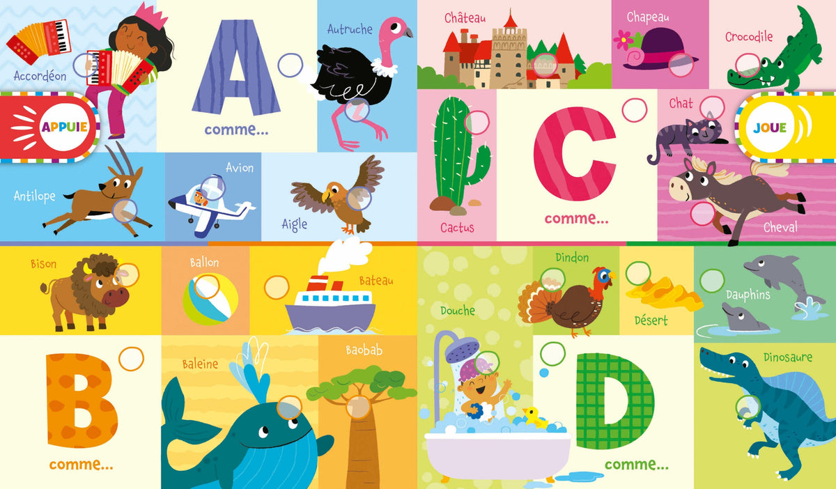Mon alphabet sonore – ABC - Livre 1 2 3 SOLEIL