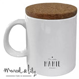 Mug Ma petite mamie chérie avec son couvercle en liège Marcel & Lily