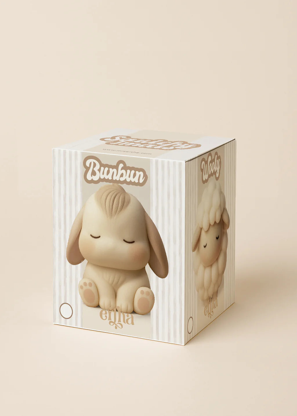 Squichymals – Collection anti-stress en peluches squishy - BunBun Petit coeur salé