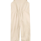Pantalon de pluie enfant imperméable – salopette pluie unie Beige STERNTALER