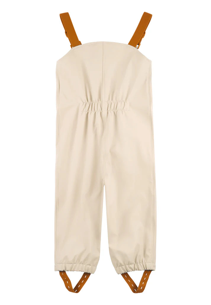 Pantalon de pluie enfant imperméable – salopette pluie unie Beige STERNTALER