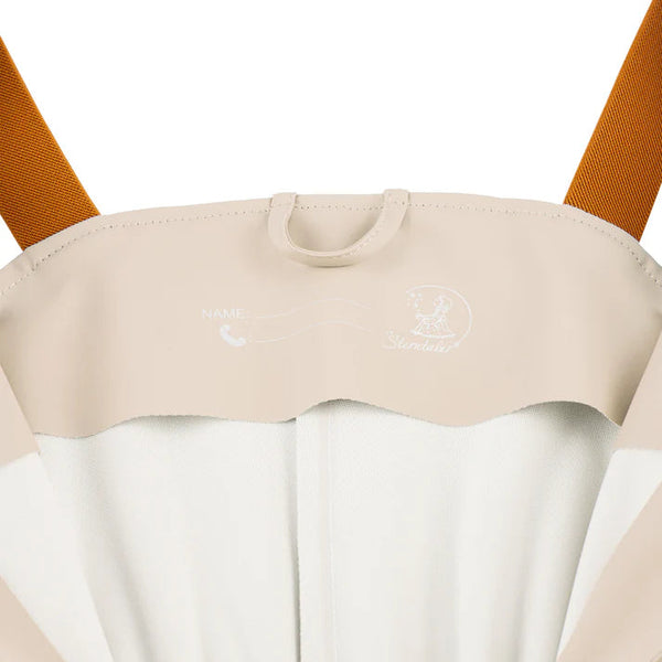 Pantalon de pluie enfant imperméable – salopette pluie unie Beige STERNTALER