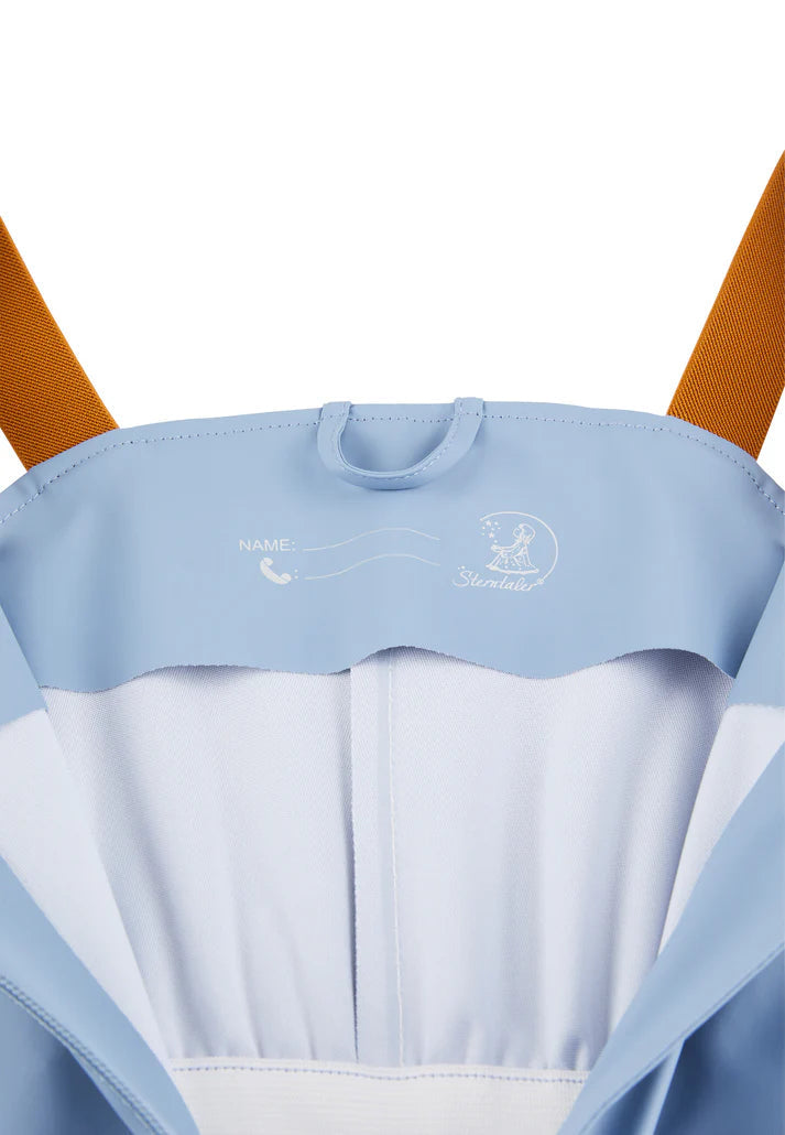 Pantalon de pluie enfant imperméable – salopette pluie unie Bleu pastel STERNTALER