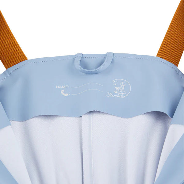 Pantalon de pluie enfant imperméable – salopette pluie unie Bleu pastel STERNTALER
