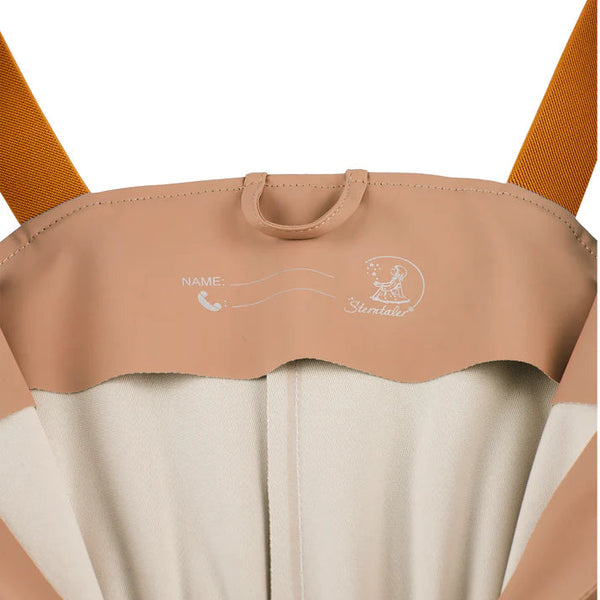Pantalon de pluie enfant imperméable – salopette pluie unie Caramel STERNTALER