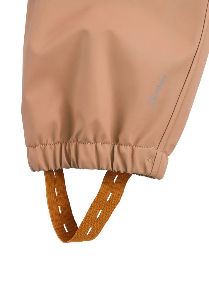 Pantalon de pluie enfant imperméable – salopette pluie unie Caramel STERNTALER