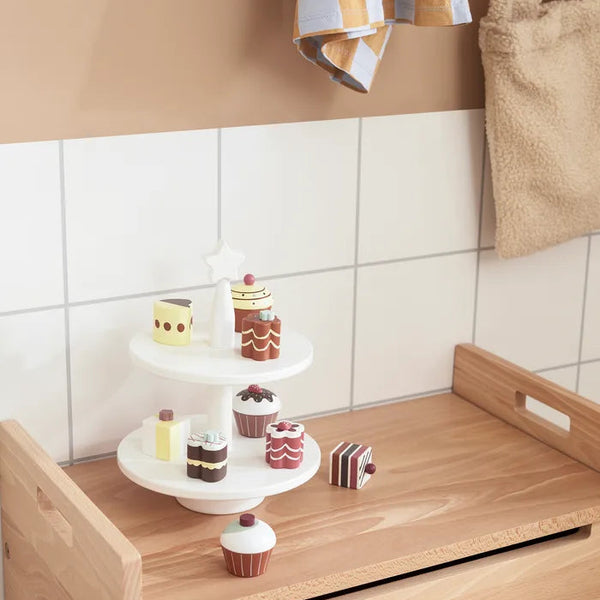 Pâtisseries en bois enfant – set de 9 pièces pour jeu d’imitation dès 3 ans Kid's concept