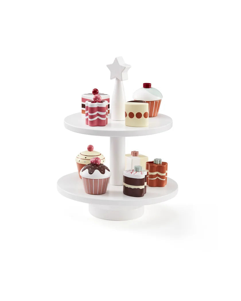 Pâtisseries en bois enfant – set de 9 pièces pour jeu d’imitation dès 3 ans Kid's concept