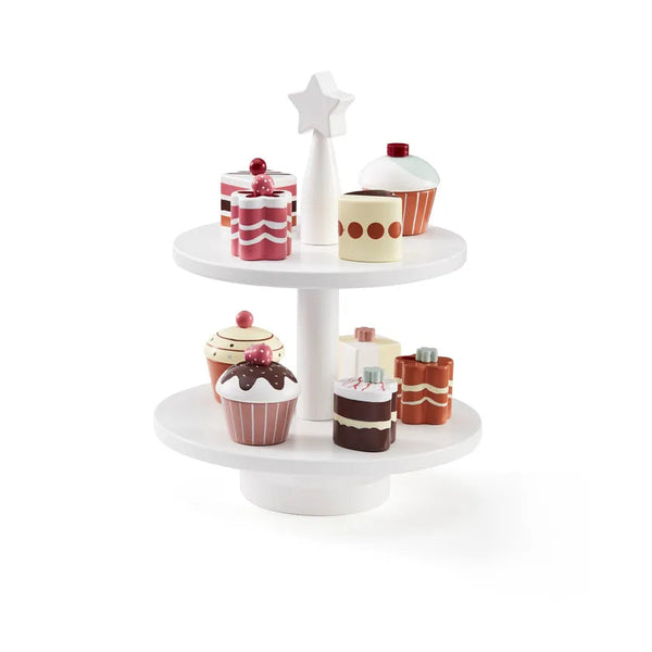Pâtisseries en bois enfant – set de 9 pièces pour jeu d’imitation dès 3 ans Kid's concept