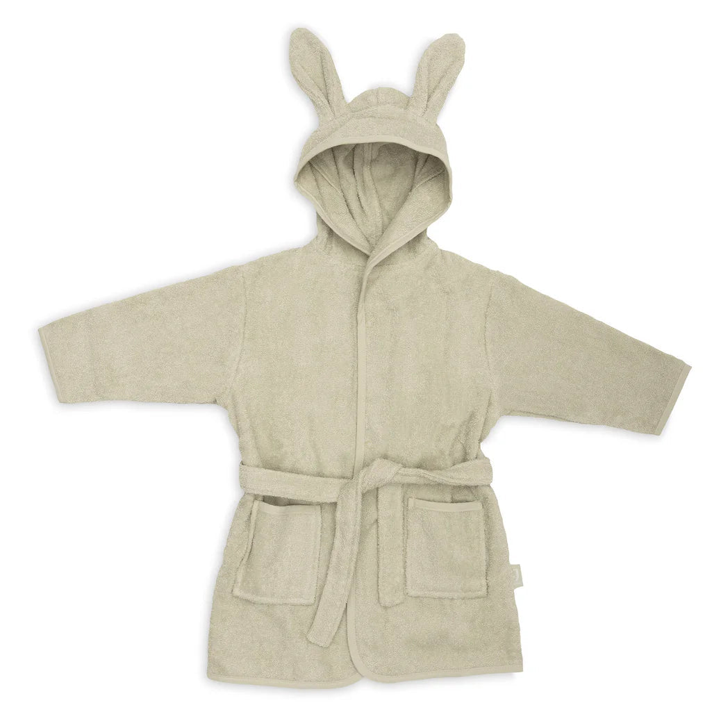 Peignoir de bain enfant en éponge – 3-4 ans Soft Matcha