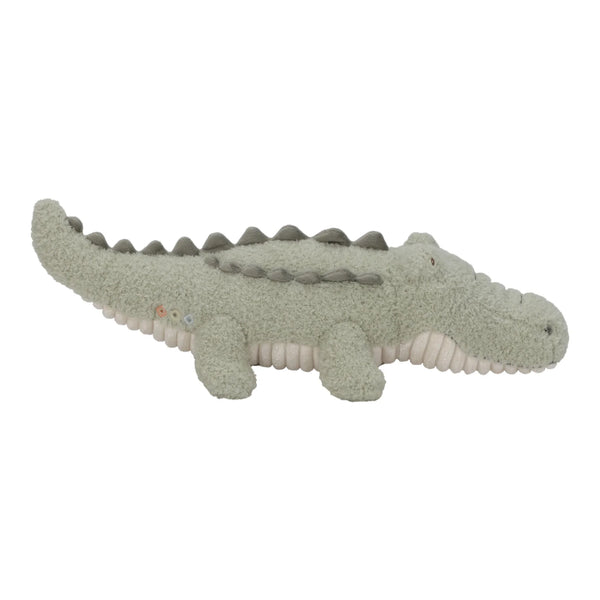 Peluche crocodile Safari Friends : un compagnon tout doux pour câliner et éveiller bébé dès la naissance.