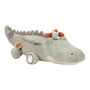 Peluche d’activités crocodile Safari Friends : un compagnon sensoriel doux pour stimuler bébé dès la naissance. LITTLE DUTCH