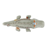 Peluche d’activités crocodile Safari Friends : un compagnon sensoriel doux pour stimuler bébé dès la naissance. LITTLE DUTCH
