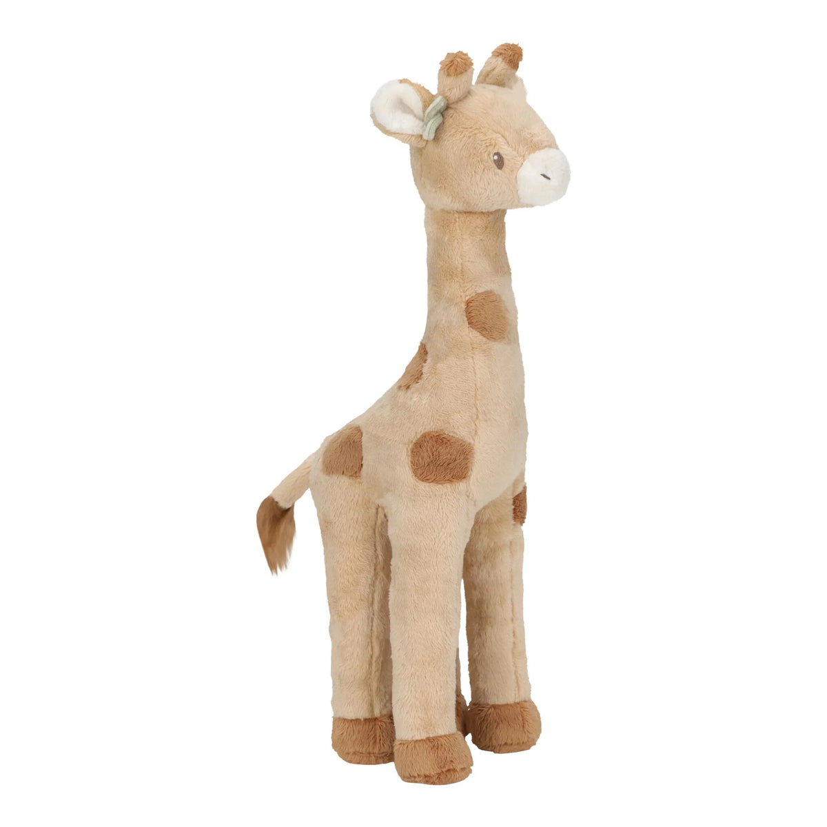 Peluche girafe Safari Friends douce et rassurante. Un compagnon idéal dès la naissance pour jouer et câliner. Little Dutch