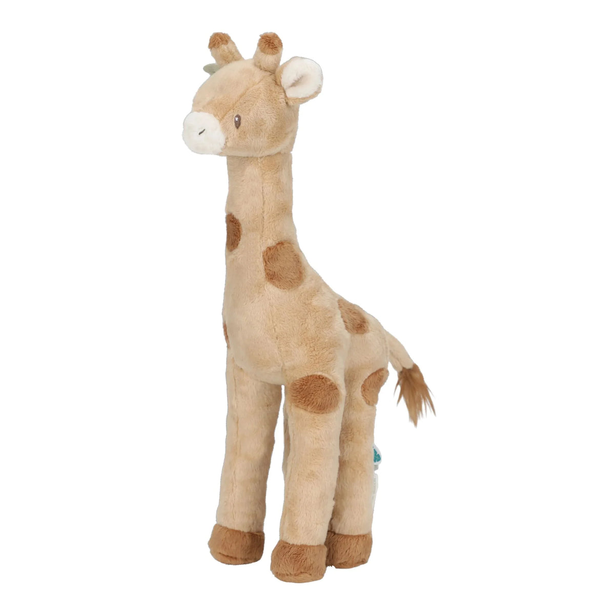 Peluche girafe Safari Friends douce et rassurante. Un compagnon idéal dès la naissance pour jouer et câliner. Little Dutch