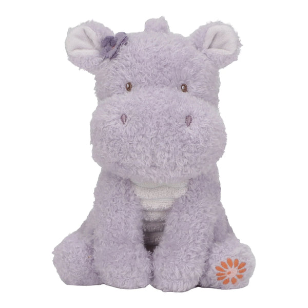Peluche hippopotame 17 cm – compagnon doux pour bébé
