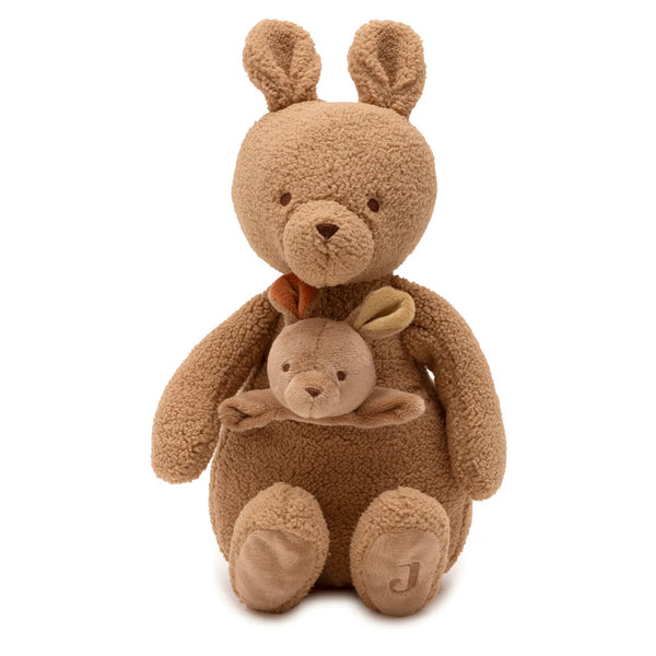 peluche bébé avec petit kangourou