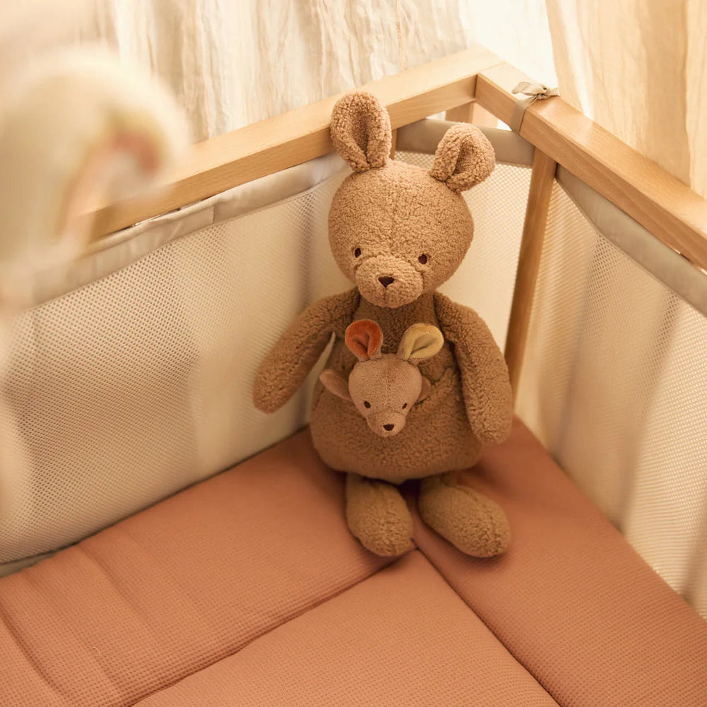 peluche kangourou bébé douce