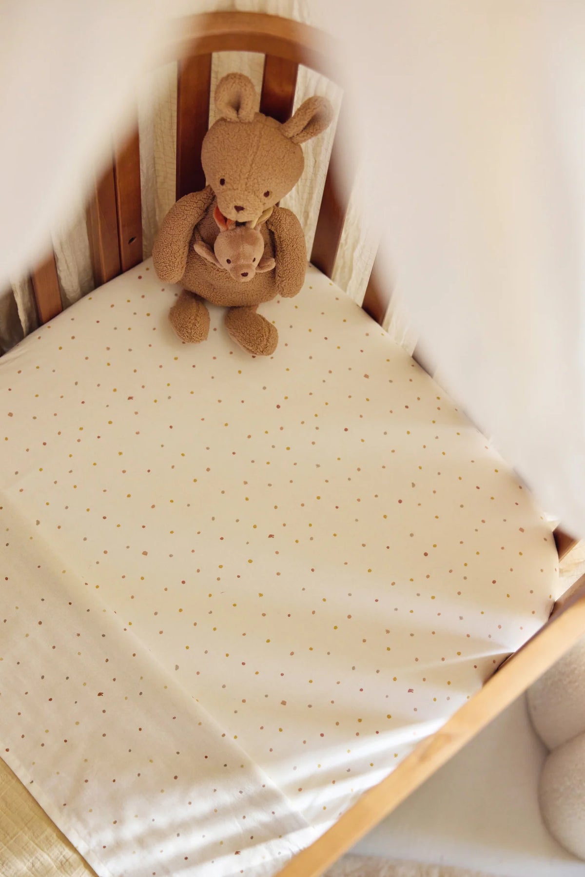 Peluche kangourou bébé avec bébé amovible – douce et câline