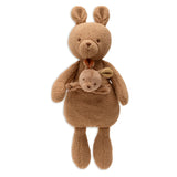 peluche bébé avec petit kangourou