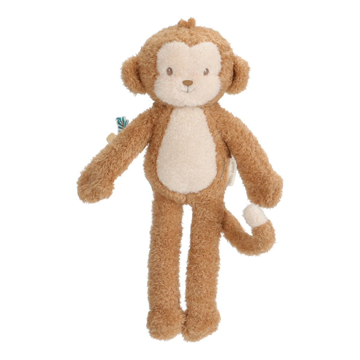 Peluche singe Safari Friends : un compagnon tout doux pour éveiller et rassurer bébé dès la naissance. LITTLE DUTCH