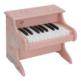 Piano en bois rose Safari Friends – premier piano enfant LITTLE DUTCH