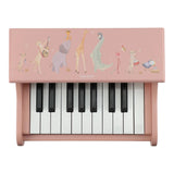Piano en bois rose Safari Friends – premier piano enfant LITTLE DUTCH