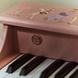Piano en bois rose Safari Friends – premier piano enfant LITTLE DUTCH